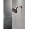 DELTA FAUCET -faucet 52669-RB H2Okinetic 5-Setting Raincan Shower head, Venetian Bronze