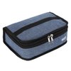 MIER Portable Thermal Insulated Cooler Bag Mini Lunch Bag for Kids, Bluesteel