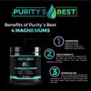 Purity's Best 4 MAGNESIUMS, Premium Magnesium Glycinate, Malate, L-Threonate, Citrate, 300mg, 180 Veggie Capsules, Third Party Tested, 3 Months’ Supply, Muscle Energy Nerve and Cognition Support