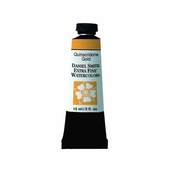 Daniel Smith Extra Fine Watercolor 15ml Paint Tube, Quinacridone, Gold (284600089)