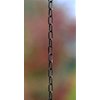 Monarch Rain Chains 18105 Aluminum Traditional Link Rain Chain, 8-1/2 Feet Length Replacement Downspout for Gutters, Black Powder Coated