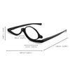 JM 2 Pairs Makeup Reading Glasses Magnifying Flip Down Cosmetic Readers for Women +1.5