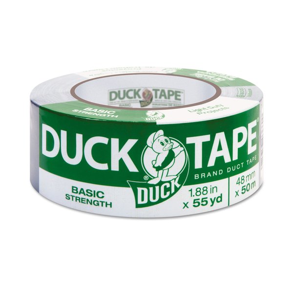 Duck Tape Brand 1118393 Utility Duct Tape Basic Strength, 1-Pack 1.88 Inch x 55 Yard Silver
