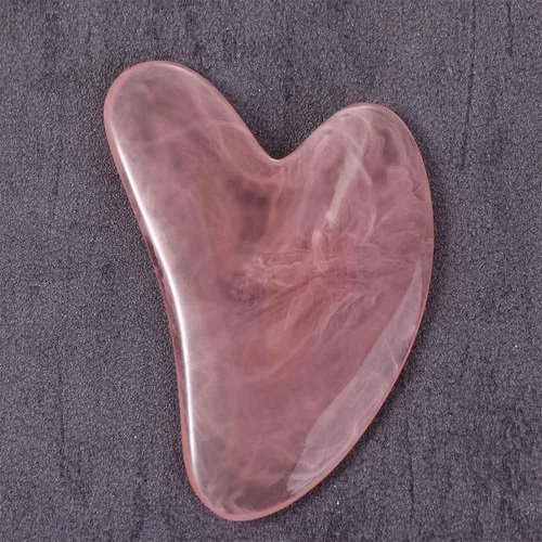 Pxiryanlow Blue 1Pcs Gua Sha Facial Tools Body Massager SPA Resin Scraping Massage Skin Care Tool Face Slimming Wrinkle Remover Beeswax Scraper Ergonomic Massage