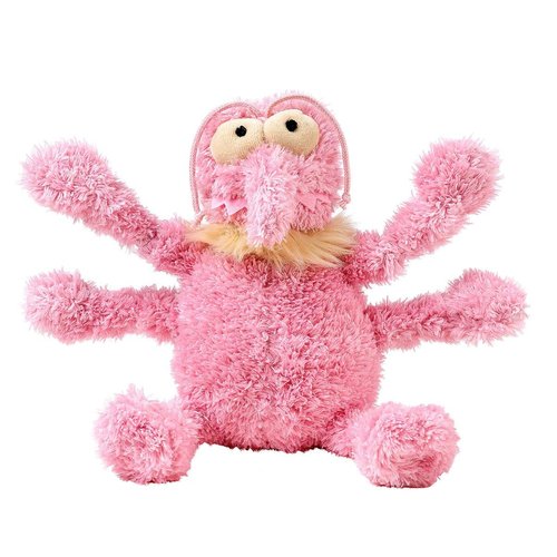 Fuzzyard Neighborhood Nasties Plush Dog Toy for Small Breeds (Small, Scratchette The Flea)