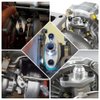 PTNHZ AN4 Turbo Oil Feed Inlet Flange Adapter Kit w/Gasket For T3 T4 T04 T04B T04E