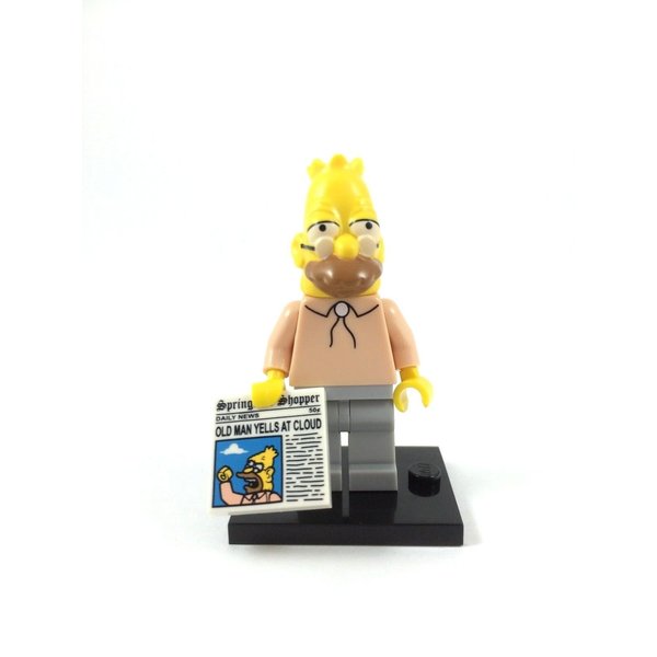 LEGO Rare Collection Model New 71005 Minifigures Series S (Simpsons) - Grandpa Simpson