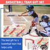 Huquary 390 Pcs Baseball Party Favors Set Waterproof Baseball Gift Goodie Bags Foam Baseball Stress Ball Baseball Sports Bracelets Baseball Stickers for Baseball Themed Birthday Party Favor Decoration