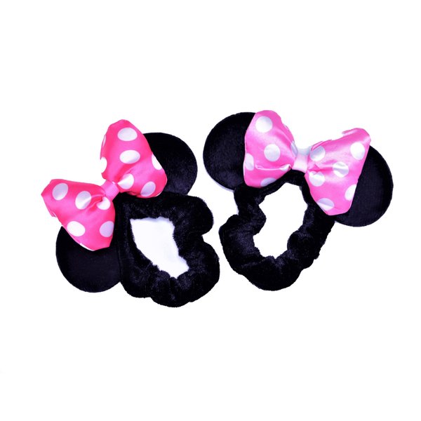 Generic Minnie Girl Mouse Hair Ties. 6 PACK. Super Cute., pink