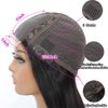 Beauhair Lace Front Wigs Human Hair 4x4 Lace Closure Wig Straight Human Hair Wigs for Black Women, 150% Destiny Brazilian Virgin Pre Plucked With Baby Hair Natural Black (12 Inch, Straight Wig)