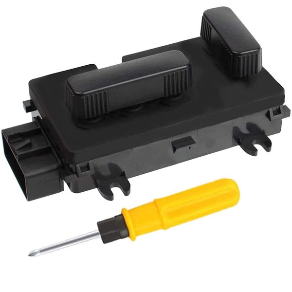 901-202 Driver Side Power Seat Adjuster Recline Switch 12450166 for 99-07 Cadillac Escalade Chevy Avalanche Silverado Suburban Tahoe GMC Sierra Yukon H2