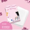 Desert Cactus Cat Kitten Kitty Happy Birthday Invitations Invite Cards (25 Count) With Envelopes Boys Girls Kids Party (25ct)