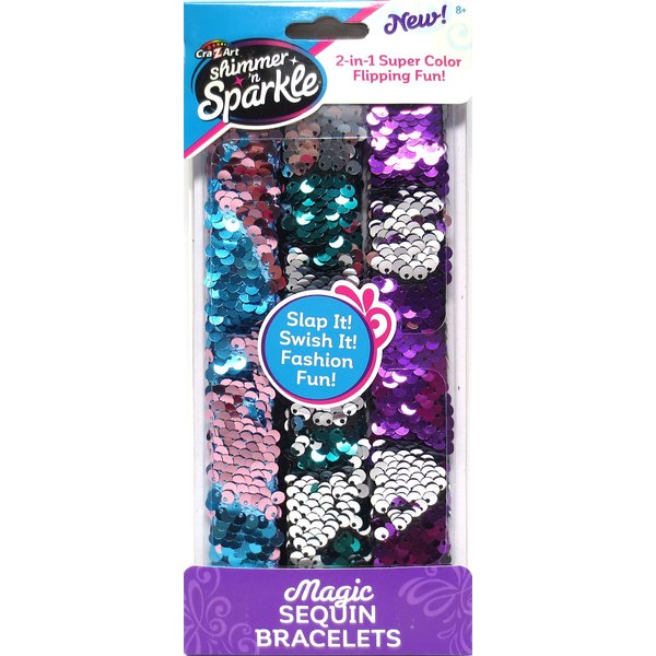 Cra-Z-Art Magic Sequin Strap Bracelets