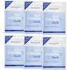 BioRepublic Ultra Hydration InvisaMask for face, with B5, Pentavitin, Dual Hyaluronic Acid | Brightens, & Tightens Pores | Sheet Mask Restores Plumpness | Pack of 6