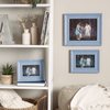 DII Distressed Wooden Picture Frame Collection Rustic Farmhouse Inspired, 4x6, Stonewash Blue