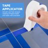 QKDS Masking Paint Tape Dispenser, Portable Paint Tape Applicator for Trim, Easy to Grip Rounded Handles and Accurate Tape Application, Saves Time Compact Design for On The Go Usage(White)