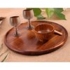 TOPINCN Wooden Wine Goblet Wood Goblet, 150ML Wooden Mug, Elegant Goblet Multiuse Wood Grain Cup Wine Grape Drinking Cups Easy to for Kitchen for Home