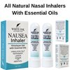 White Ink Nausea Relief Essential Oil Inhaler | 100% Natural | Travel | Motion or Morning Sickness | Pregnancy | Upset Stomach | Queasiness | Chemotherapy