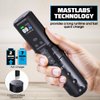 Mast Tattoo Fold2 Pro Wireless Tattoo Gun Rotary Pen Machine, Powerful Motor by Mcore, Smart Display, 7 Strokes Length for Pro Artists (Black)