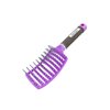 Zabolight Vent Hair Brush Vented Detangling Hair Brush for Thick Long Curly Hair, Curved Fast Blow Drying Brush for Women & Men (Purple)