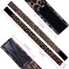 SUPERLOOK 4PCS Lace Melting Band, Elastic Bands for Wig Edges Wig Band, Wig Holding Band for Wigs Edge Wrap, Leopard Print Wig (4pcs/pack-jd) (JD325, band)…