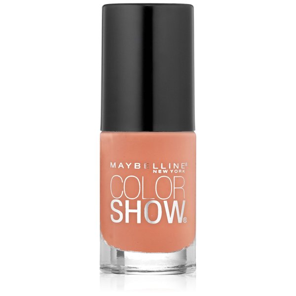 Maybelline New York Color Show Nail Lacquer, Pretty In Peach, 0.23 Fluid Ounce