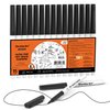 Shuttle Art Ultra Fine Dry Erase Markers, 15 Pack Black Whiteboard Markers with Erase, Dry Erase Markers Perfect For Writing on Whiteboards, Dry-Erase Boards,Mirrors for School Office Home