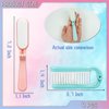 4 Piece Folding Combs Hair Brush Portable Pocket Travel Hairbrush Styling Hairbrush for All Hair for Women Men (Multicolor)