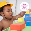 Edushape Floating Blocks - Bath Construction Foam Blocks - Baby Bath Foam Toys Set - Early Child Development Educational Learning Bath Toys Foam - Baby Foam Bath Toys for Toddlers 1-3