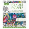 Crayola Folk Art Escapes Coloring Book