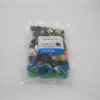 TWTADE/70pcs 4 Pin Tact Tactile Push Button Switch Momentary 12x12x7.3mm with Multicolored Switch Cap (Each Color 10pcs)