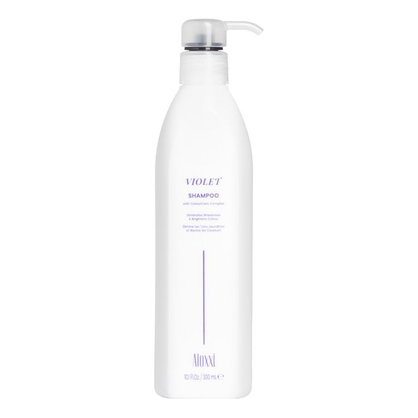 ALOXXI Violet Shampoo - Purple Shampoo for Blonde Hair - Instantly Brightens & Washes Away Brassy Yellow Tones on Blonde, White & Grey Hair - Paraben Free & Sulfate Free, 10.1 Fl Oz