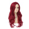 Dai Cloud Red Long Curly Wigs for Women Wave Natural Synthetic Wigs for Halloween Cosplay Use