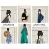 Evelots Cat Over The Door Hooks for Hanging - Black - Over The Door Organizer - Strong Metal Hooks