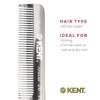 Kent 20T Handmade Fine Tooth Graphite Folding Comb + 81T Hand Made Pocket Comb for Beard and Mustache - Beard Growth/Fine Tooth Comb - Beard Straightener for Men and Beard Grooming Kit