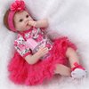 MAIHAO Reborn Baby Dolls Clothes for 17-22 Inch Newborn Baby Doll Girl, Baby Doll Clothes Outfit Accessories fit 17-22 Inch Baby Doll Girl (Red Tutu Skirt)