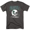 Bemidji State University Official Football Helmet Unisex Adult T-Shirt, Charcoal, Small
