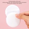 3g Empty Refillable Loose Powder Box, Plastic Loose Powder Compact Container with Powder Puff and Mirror Portable Mini Makeup Loose Powder Puff Box Case Container Holder