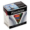 Baumgartens LP0200 Plastiklips Paper Clips, Small, Assorted Colors, 1,000/Box