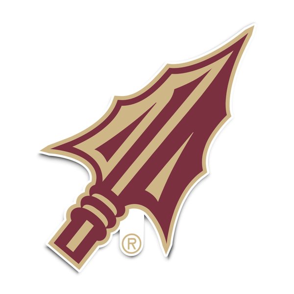 Desert Cactus Florida State University Seminoles FSU Vinyl Decal Laptop Water Bottle Car Scrapbook Sticker (IND 9)