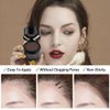 Luxecolors Root Touch Up Powder for Thinning Hair Concealer - Gray Coverage and Eyebrow Powder, Bald Spot Cover Up for Women (Dark Brown)