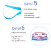 June Sports Wide Frame Kids Swim Goggles 3-15 Year Old Anti Fog UV Protection No Leak Kid Boy Girls Youth Early Teens Competition Tranining Cartoon Multi-Color Pink SG28