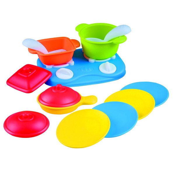 PlayGo Tabletop Cooking Range-13 Pcs Childrens Appliances