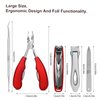 Toenail Clippers for Thick Toenails, Toe Nail Clippers for Thick Nails for Seniors, Professional Toenail Clippers for Thick & Ingrown Nails Podiatrist Fingernail Clippers Nail Cutter for Men & Women