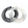 Silver Black Clear headband Set 3 Flex spider hair comb teeth zig zag stretch accordion style headband