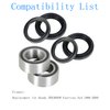labwork Both Front Wheel Bearing Seal Kits Replacement for Honda TRX300FW Fourtrax 4x4 1988-2000