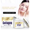 DISAAR BEAUTY Collagen Cream Forehead Neck Lines Smile Wrinkles Facial Spots Dry Skin Weak Muscules Improve Your Face 80g
