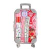 RAINBOWLOVERS Christmas Lip Care Set Cute REINDEER Mini Keychain 4 Colors Trolley Case Hanging With Girls Lip Gloss