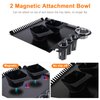 Bestauty Hair Dye Coloring Bowl with Magnetic Suction for Iron Salon Tray 2PCS Black