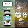 Kaya Naturals Sea Moss | Joint Supplement for Men and Women | with Organic Burdock Root, Irish Moss, Bladderwrack, and BioPerine | for Joint Health and Immune Boost, 60 Count